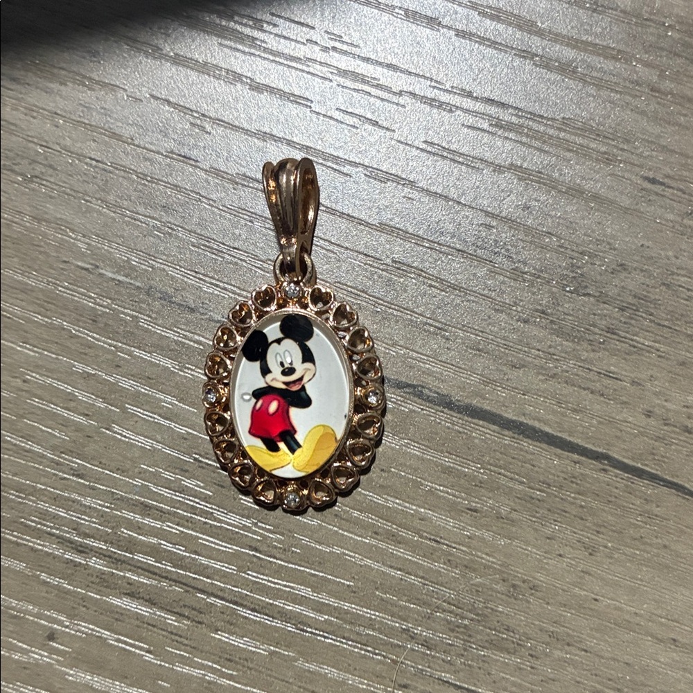 Mickey Mouse Gold Pendant